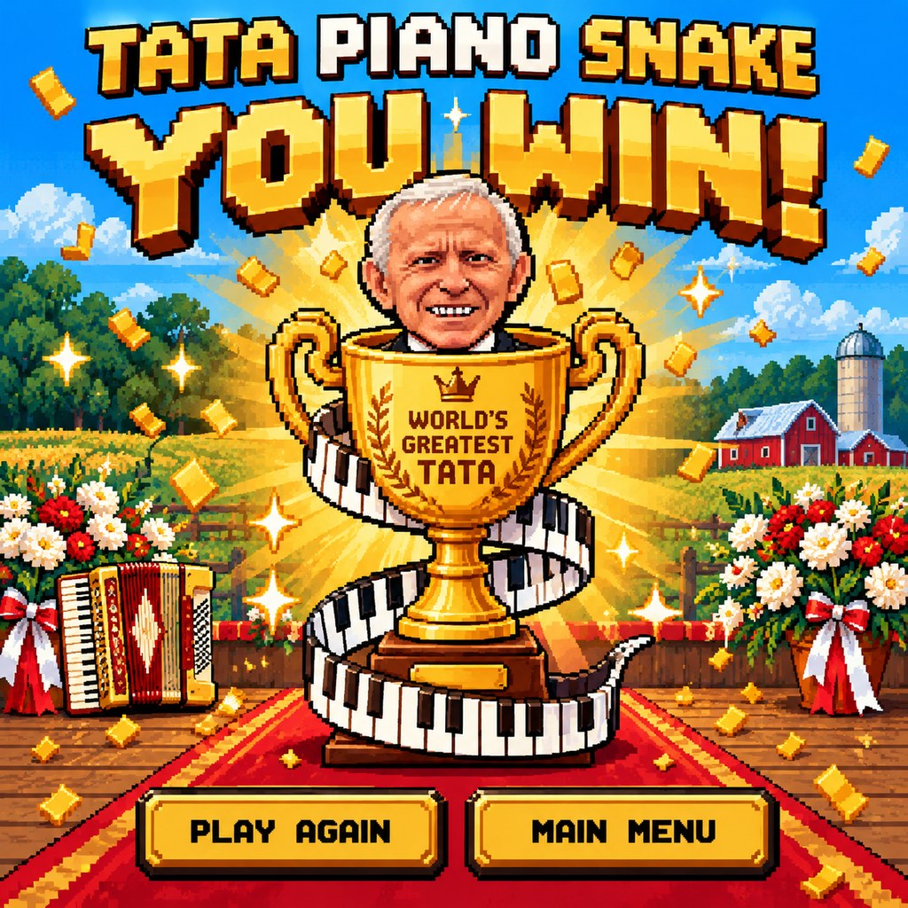 Tata Piano Snake - You win! World's greatest Tata